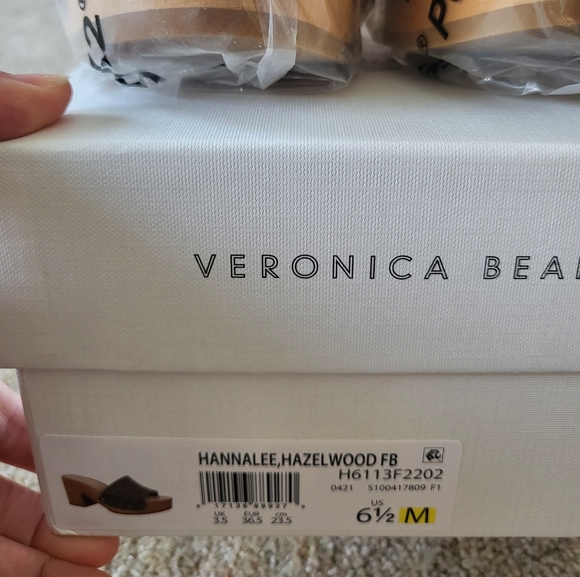 Nib! Veronica beard houndstooth hannalee plaid clog 6.5 - Picture 3 of 6
